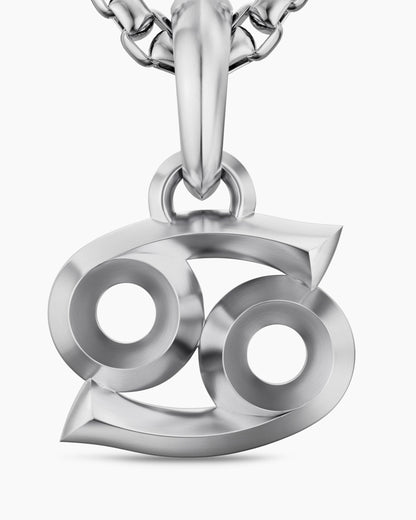 David Yurman Mens Cancer Amulet in Sterling Silver, 16mm David Yurman Men’s