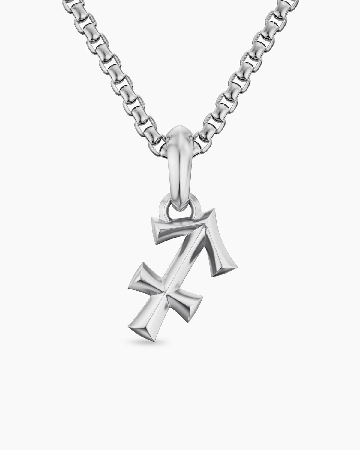 David Yurman Mens Sagittarius Amulet in Sterling Silver, 19.6mm David Yurman Men’s