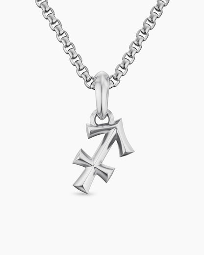 David Yurman Mens Sagittarius Amulet in Sterling Silver, 19.6mm David Yurman Men’s
