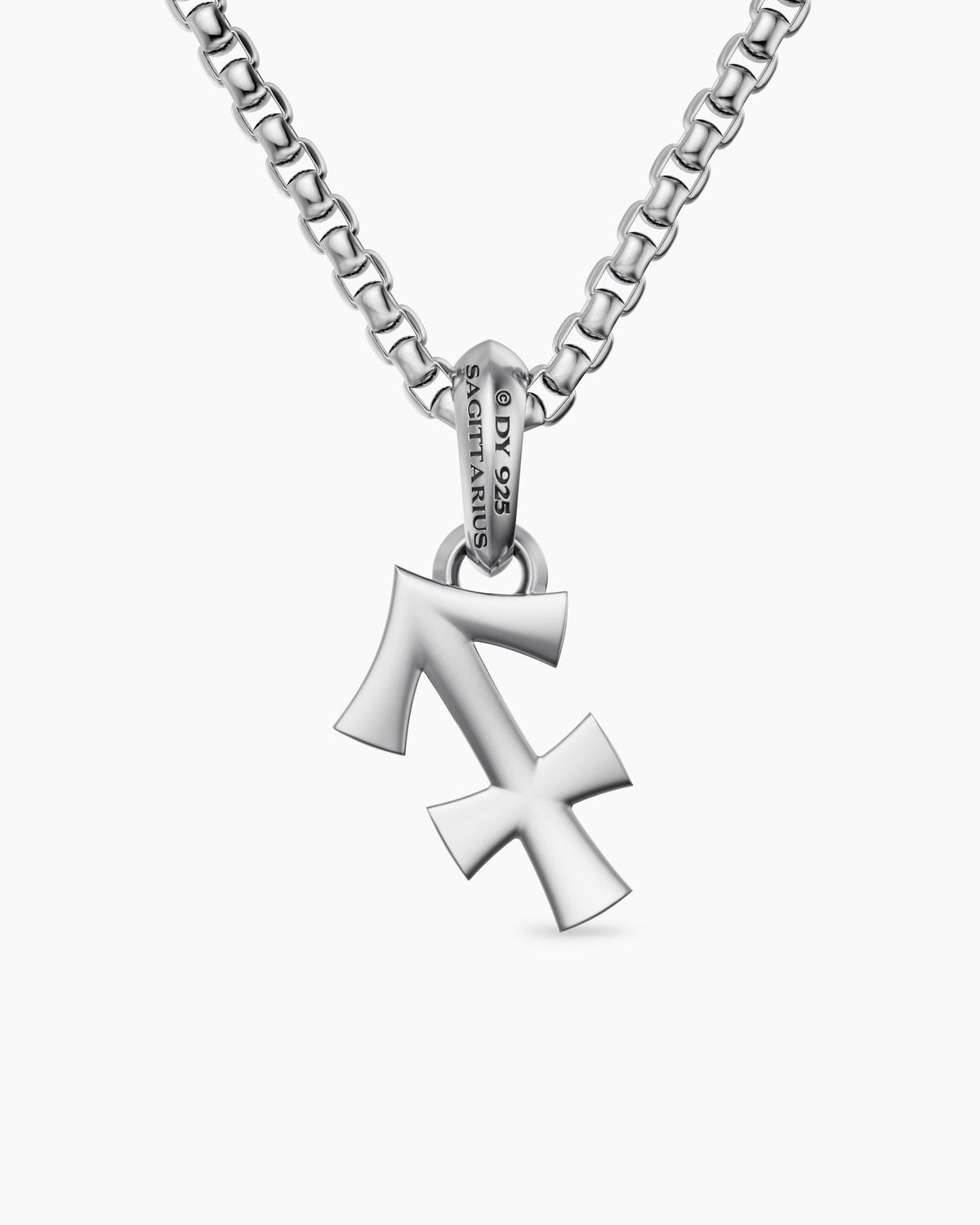 David Yurman Mens Sagittarius Amulet in Sterling Silver, 19.6mm David Yurman Men’s