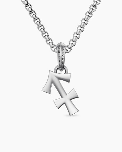 David Yurman Mens Sagittarius Amulet in Sterling Silver, 19.6mm David Yurman Men’s