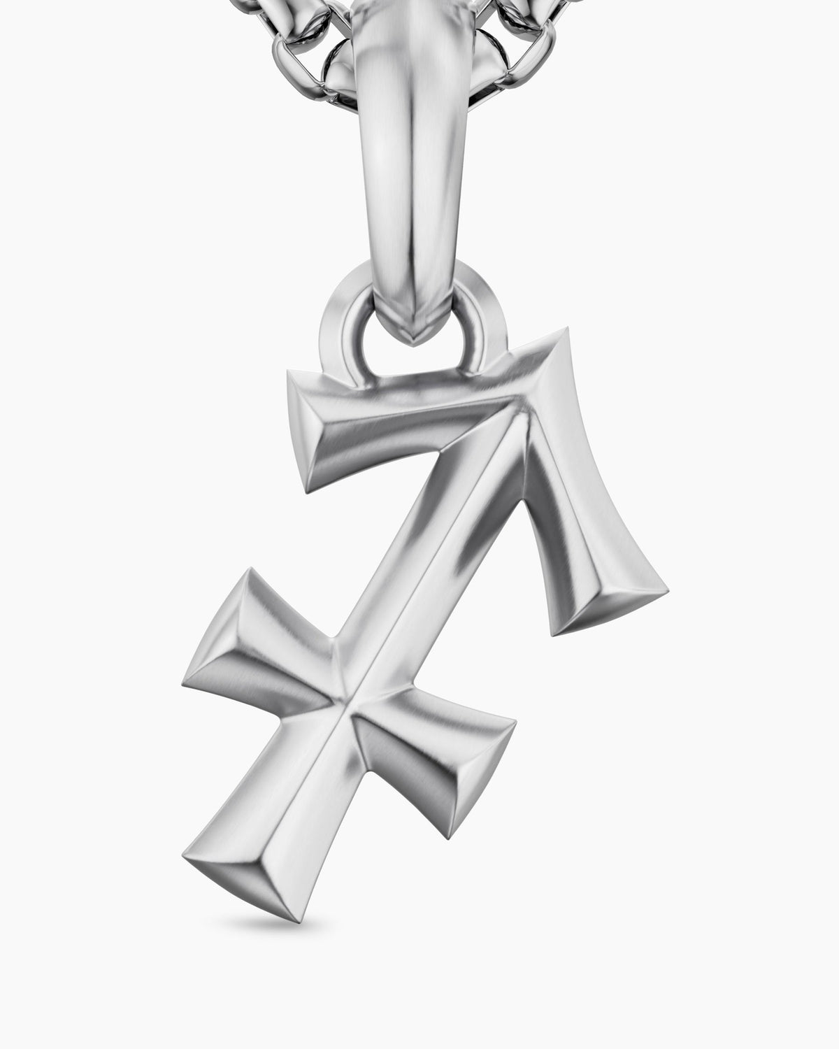 David Yurman Mens Sagittarius Amulet in Sterling Silver, 19.6mm David Yurman Men’s