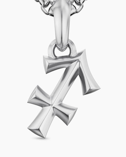 David Yurman Mens Sagittarius Amulet in Sterling Silver, 19.6mm David Yurman Men’s