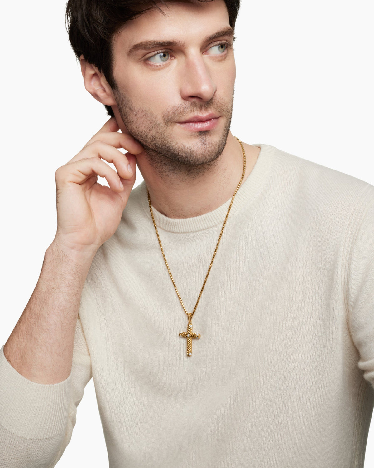 David Yurman Chevron Cross Pendant David Yurman Men’s