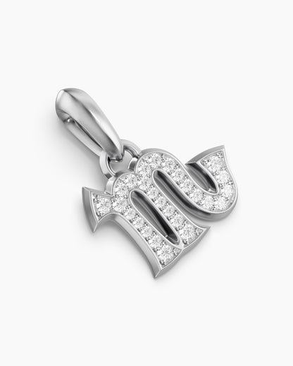 David Yurman Mens Scorpio Amulet in Sterling Silver with Diamonds, 16mm David Yurman Men’s