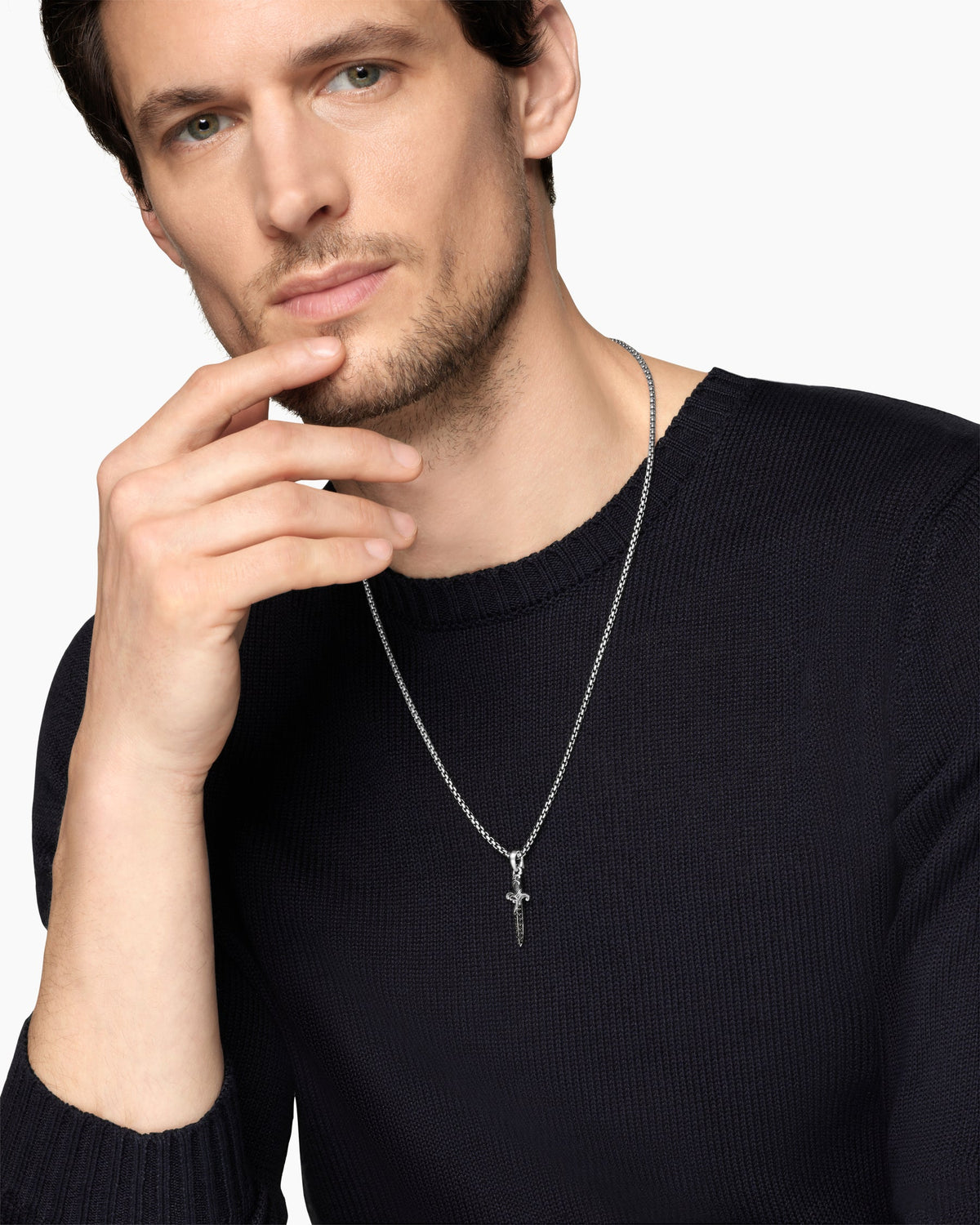 David Yurman Waves Dagger Amulet David Yurman Men’s