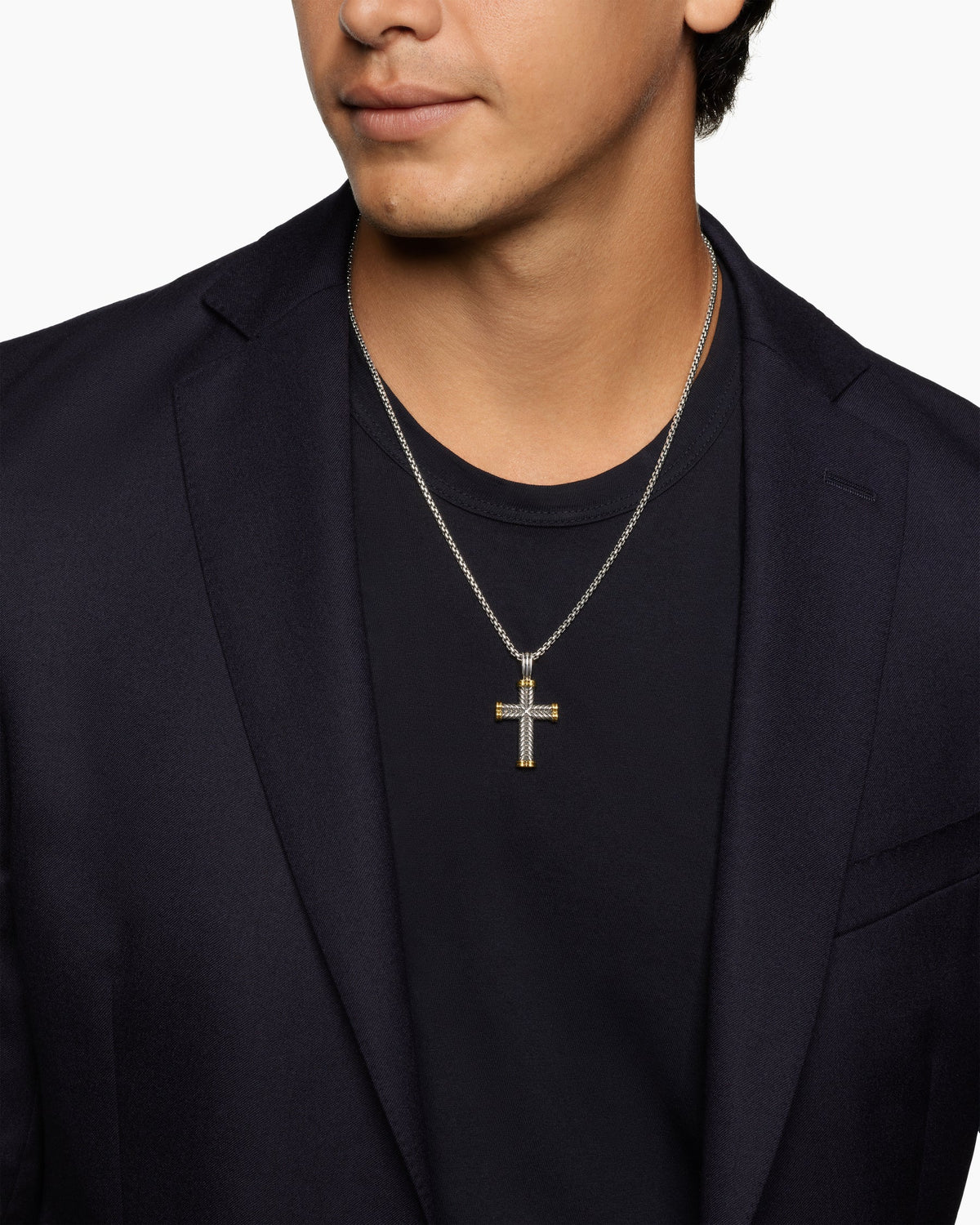 David Yurman Chevron Cross Pendant David Yurman Men’s