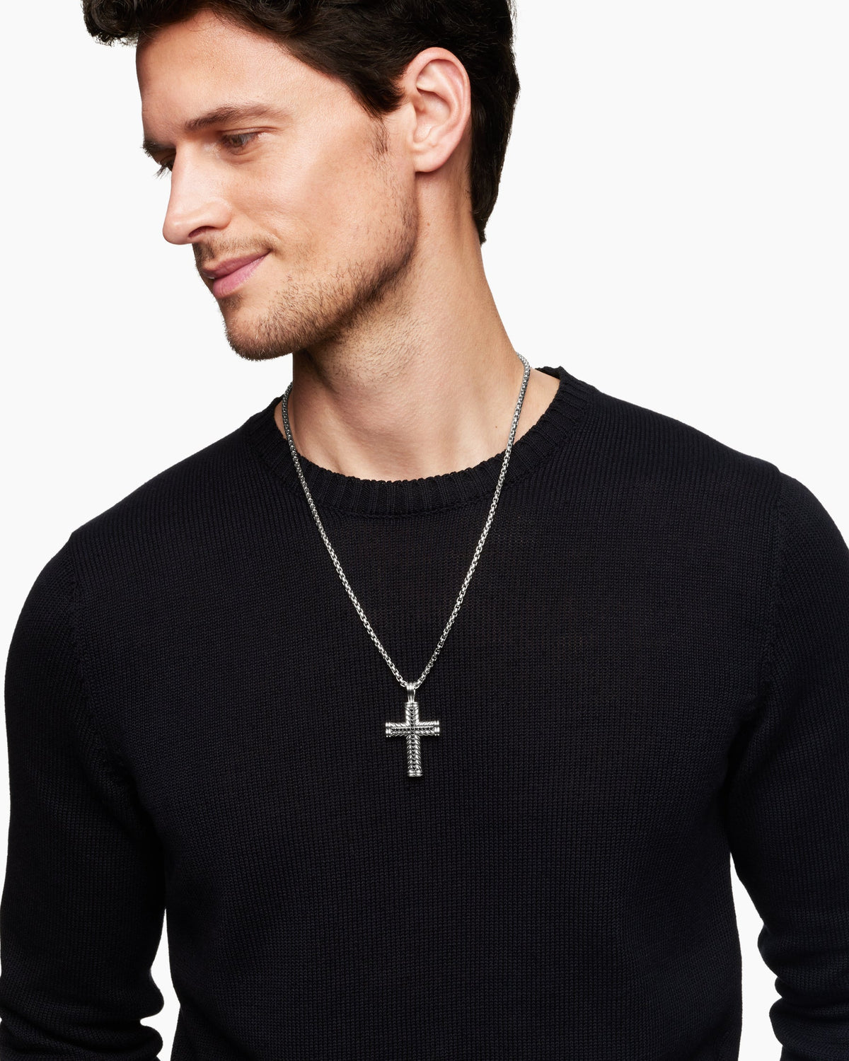 David Yurman Chevron Cross Pendant David Yurman Men’s