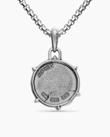 David Yurman Mens Ares Amulet in Sterling Silver with 18K Yellow Gold, 26.4mm David Yurman Men’s