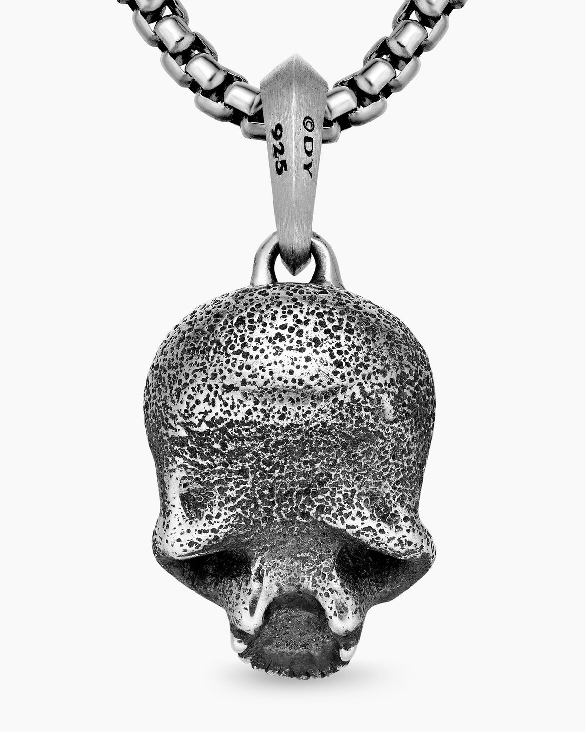 David Yurman Memento Mori Skull Amulet David Yurman Men’s