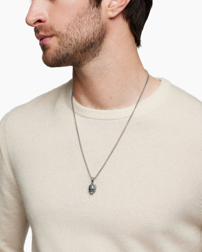 David Yurman Memento Mori Skull Amulet David Yurman Men’s