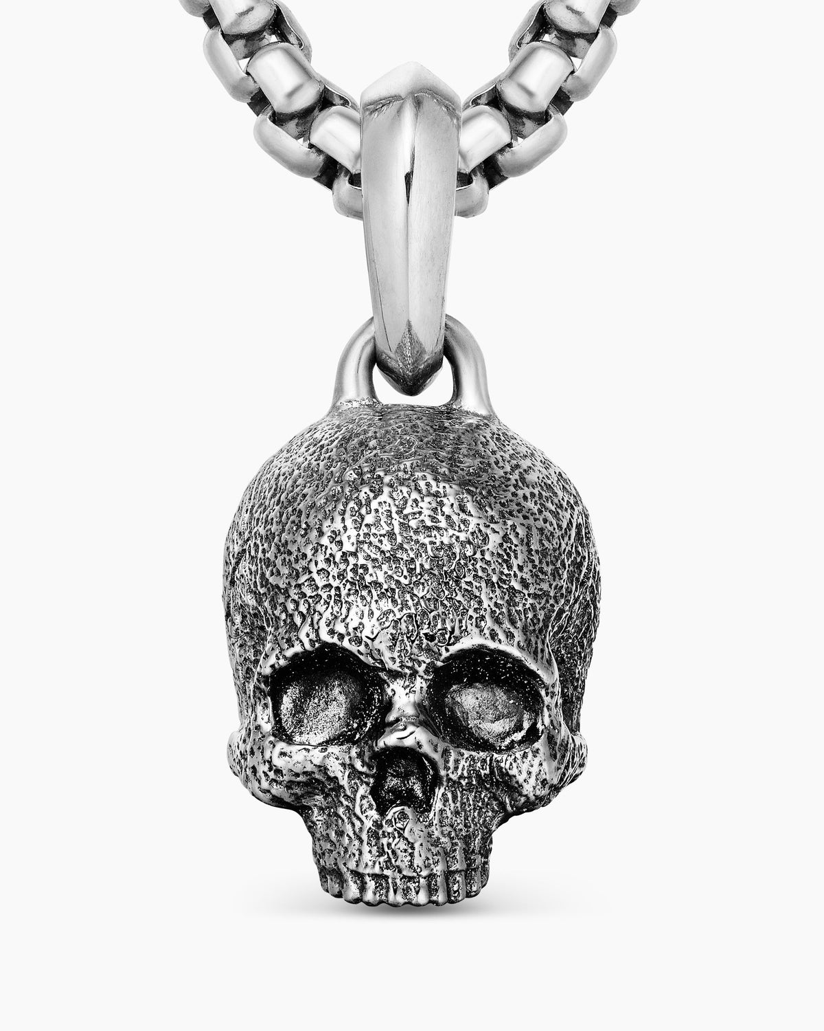 David Yurman Memento Mori Skull Amulet David Yurman Men’s
