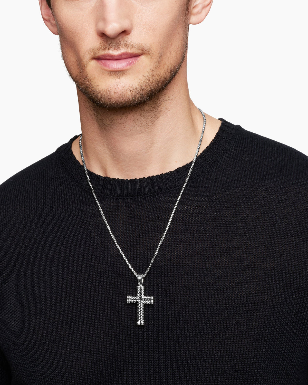 David Yurman Chevron Cross Pendant David Yurman Men’s