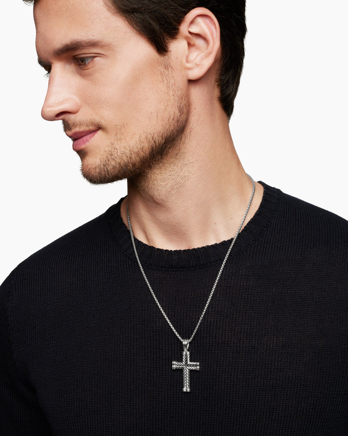David Yurman Chevron Cross Pendant David Yurman Men’s