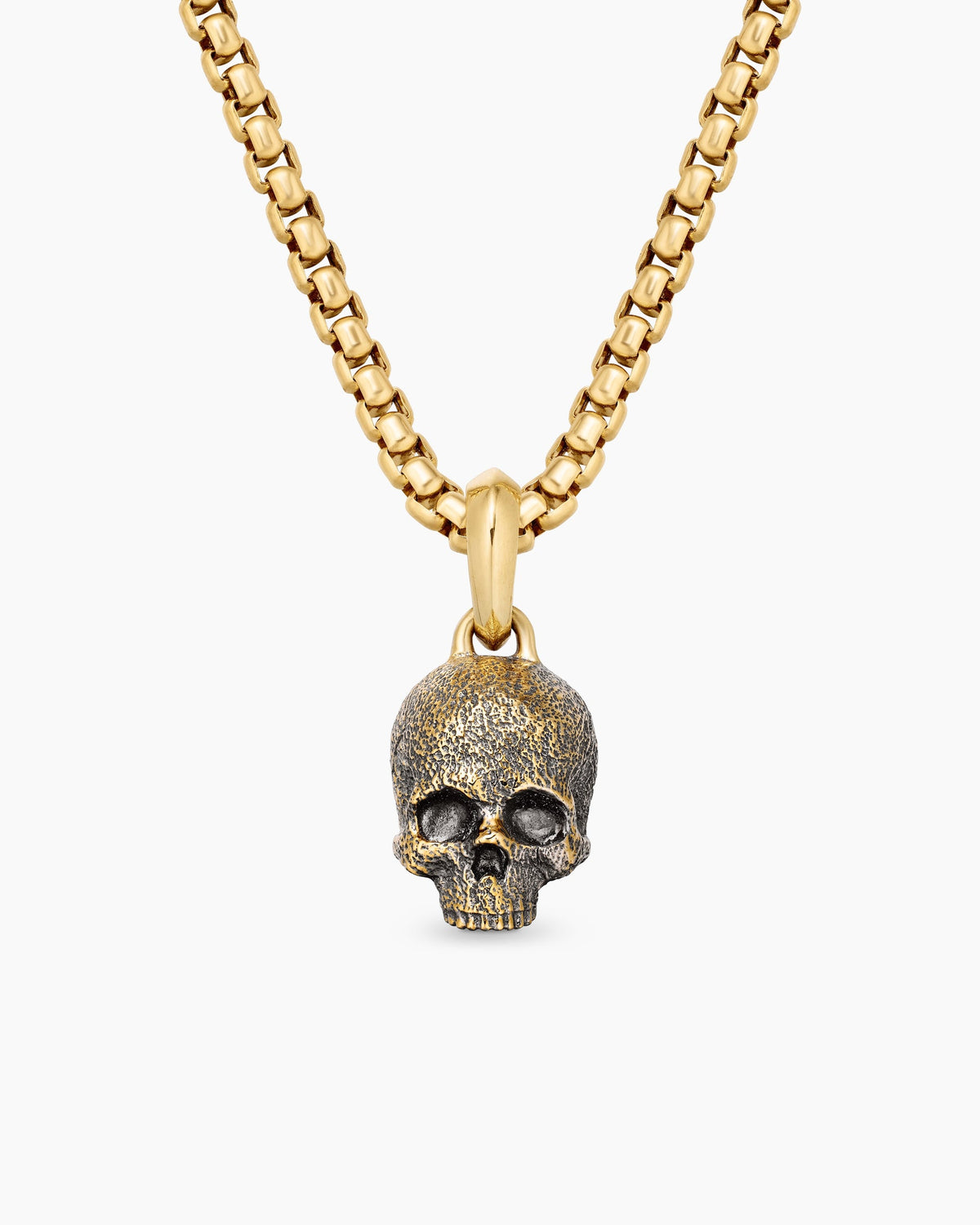 David Yurman Memento Mori Skull Amulet David Yurman Men’s