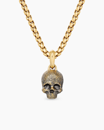 David Yurman Memento Mori Skull Amulet David Yurman Men’s