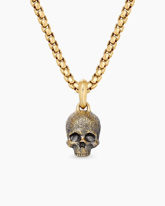 David Yurman Memento Mori Skull Amulet David Yurman Men’s
