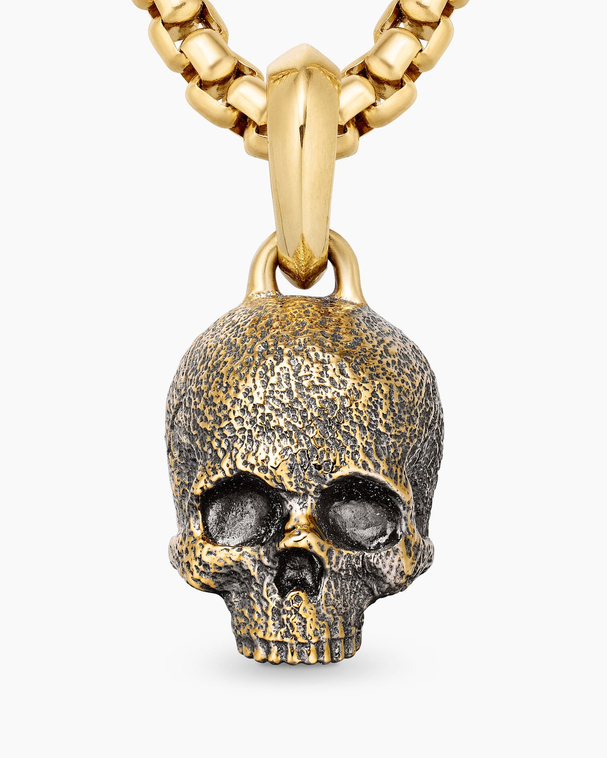 David Yurman Memento Mori Skull Amulet David Yurman Men’s