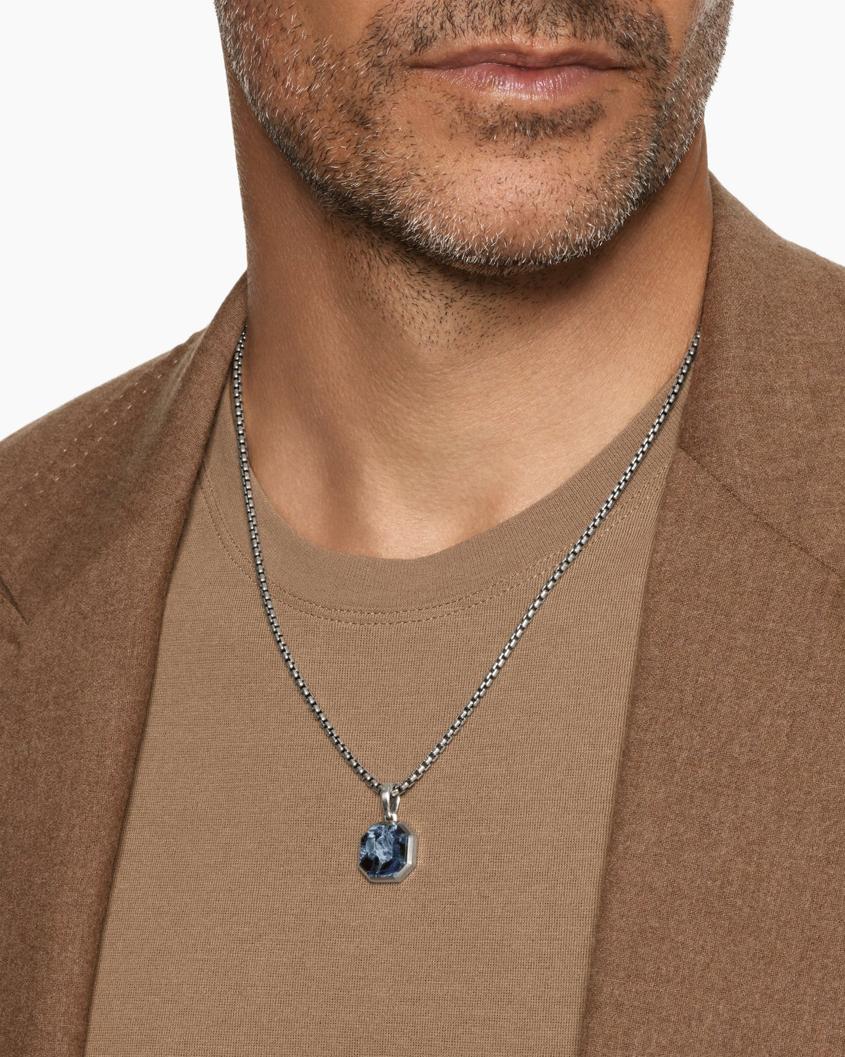 David Yurman Faceted Stone Amulet David Yurman Men’s
