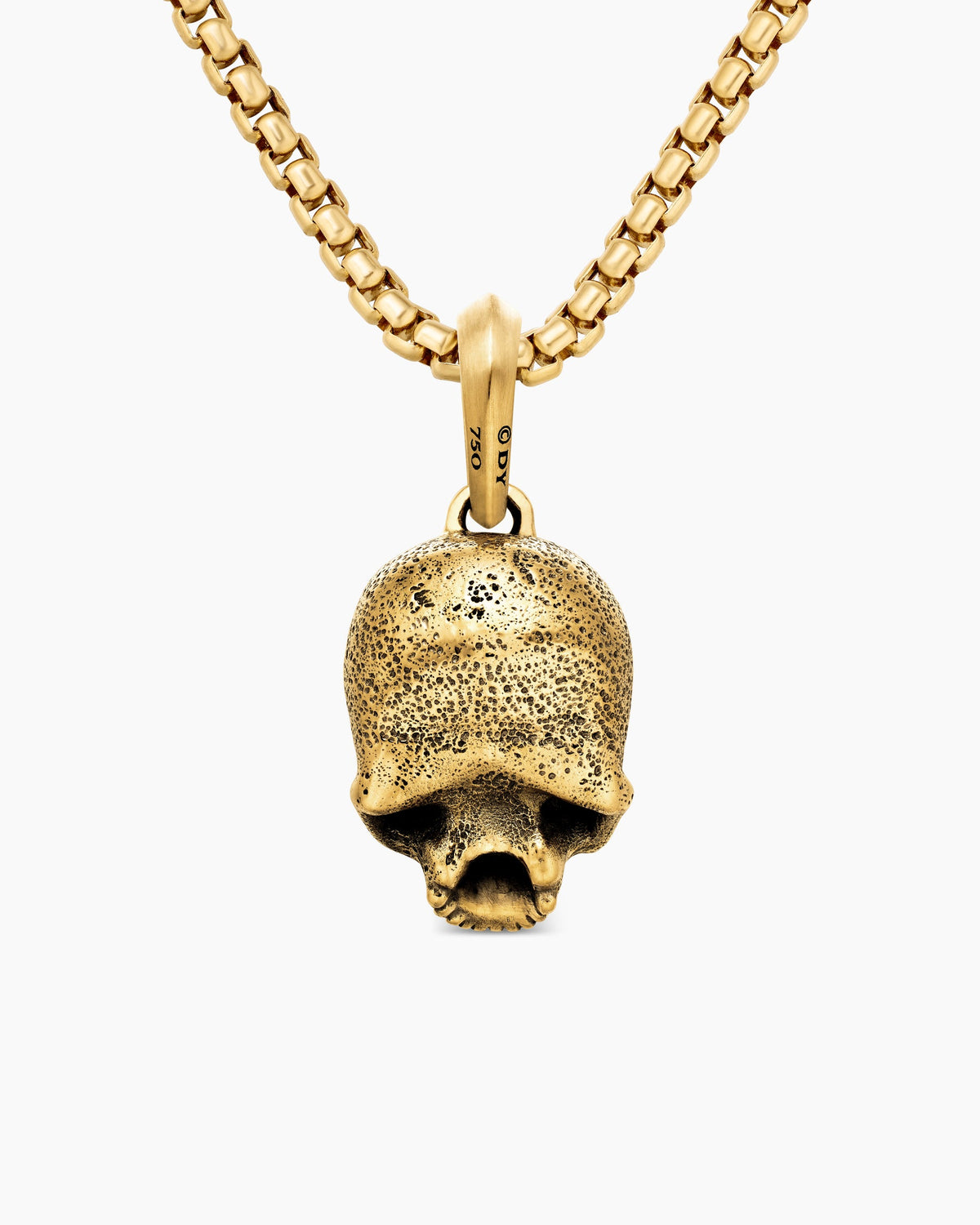 David Yurman Memento Mori Skull Amulet David Yurman Men’s