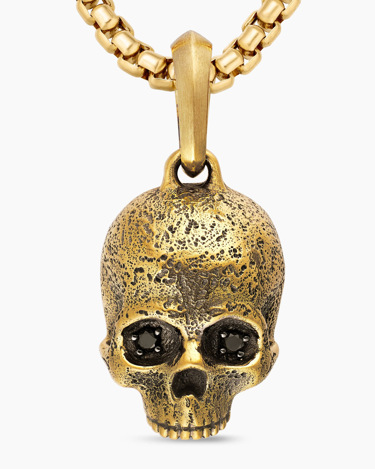 David Yurman Memento Mori Skull Amulet David Yurman Men’s