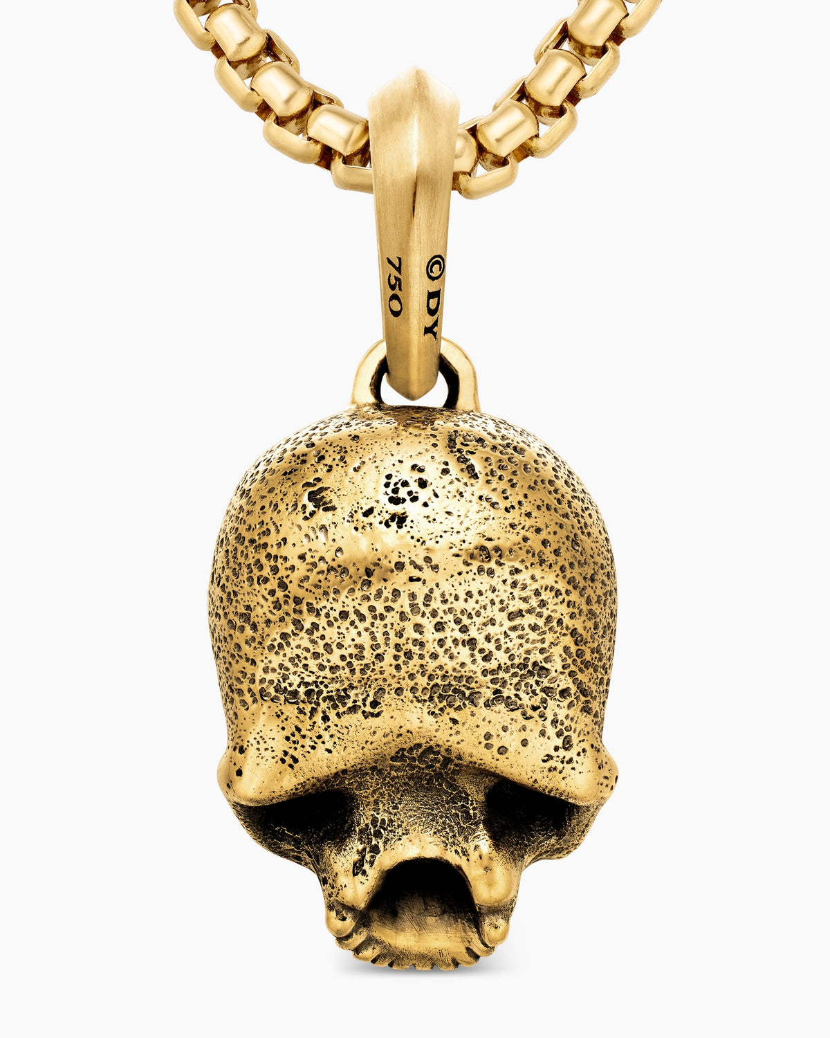 David Yurman Memento Mori Skull Amulet David Yurman Men’s