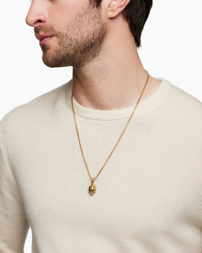 David Yurman Memento Mori Skull Amulet David Yurman Men’s