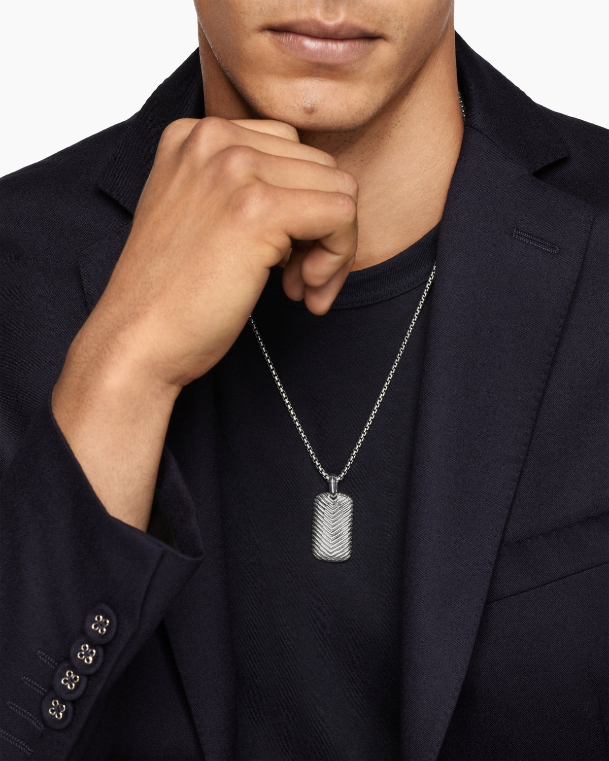 David Yurman Chevron Tag David Yurman Men’s