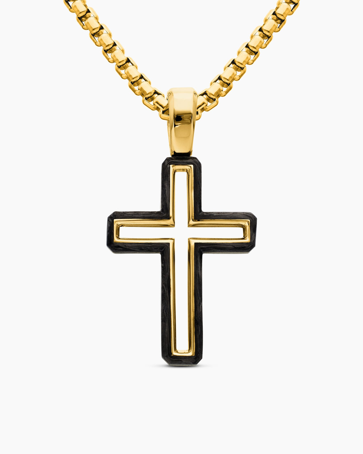 David Yurman Forged Carbon Cross Pendant David Yurman Men’s