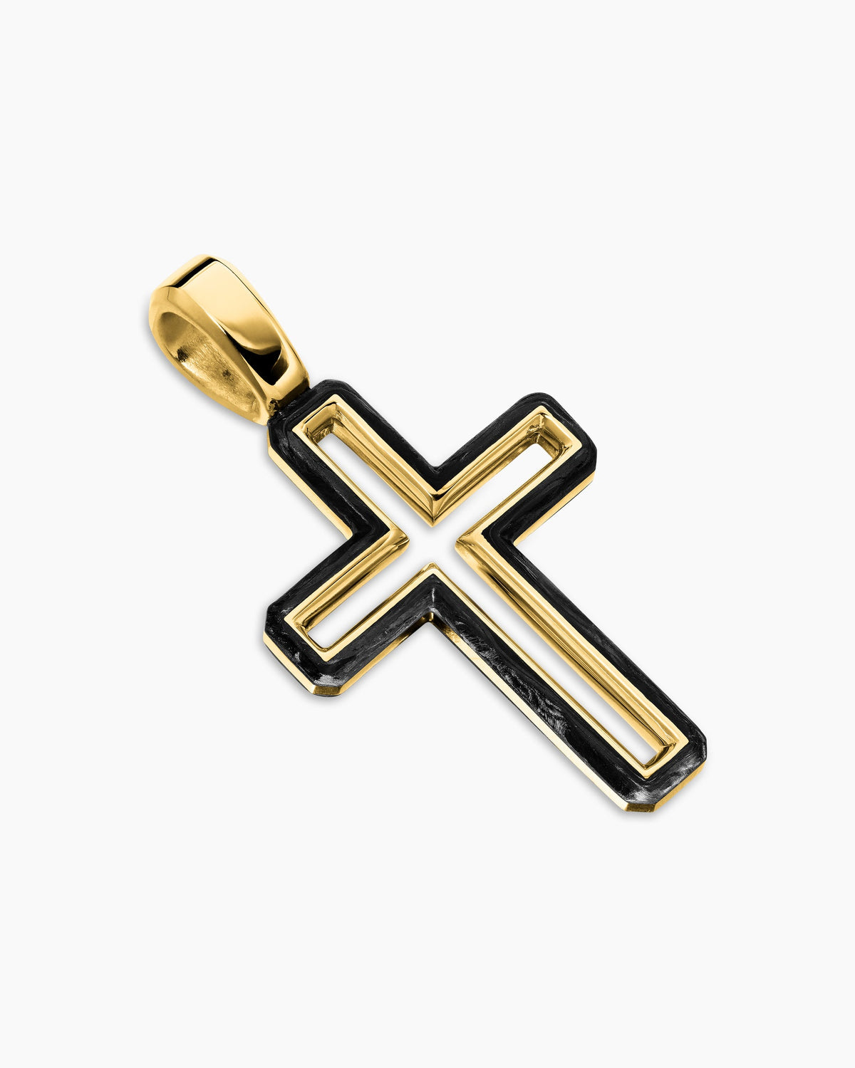David Yurman Forged Carbon Cross Pendant David Yurman Men’s