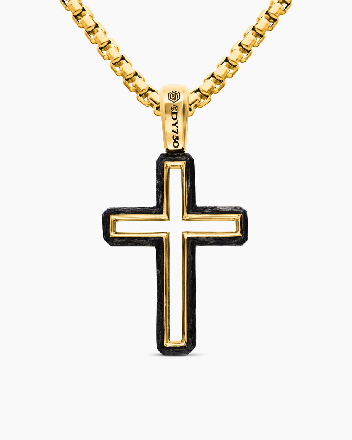 David Yurman Forged Carbon Cross Pendant David Yurman Men’s