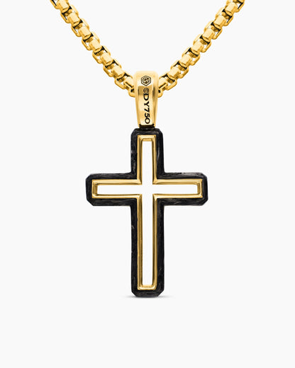 David Yurman Forged Carbon Cross Pendant David Yurman Men’s