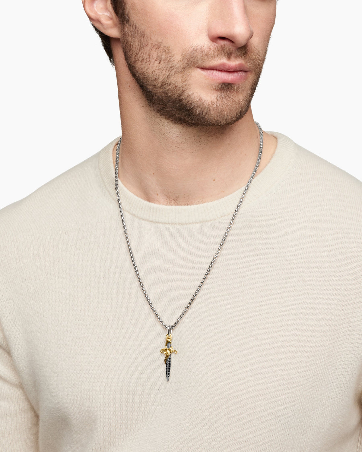David Yurman Waves Dagger Amulet David Yurman Men’s