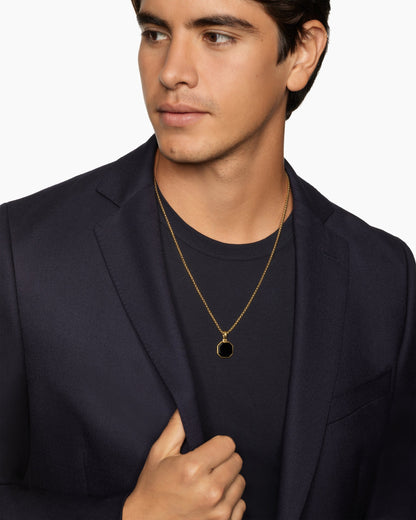 David Yurman Faceted Stone Amulet David Yurman Men’s