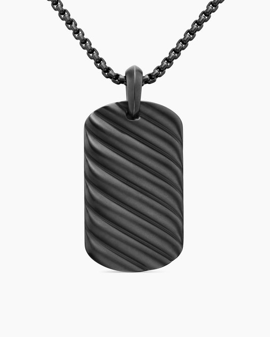 David Yurman Sculpted Cable Tag David Yurman Men’s