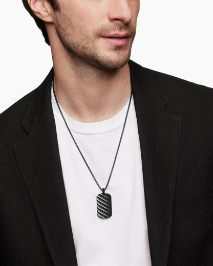 David Yurman Sculpted Cable Tag David Yurman Men’s