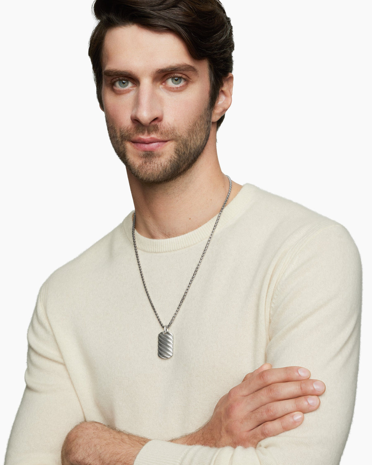 David Yurman Sculpted Cable Tag David Yurman Men’s
