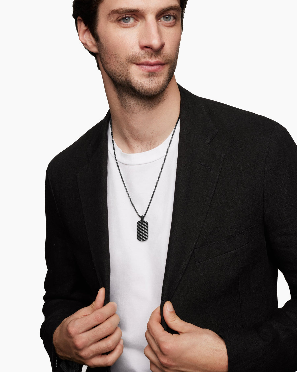 David Yurman Sculpted Cable Tag David Yurman Men’s