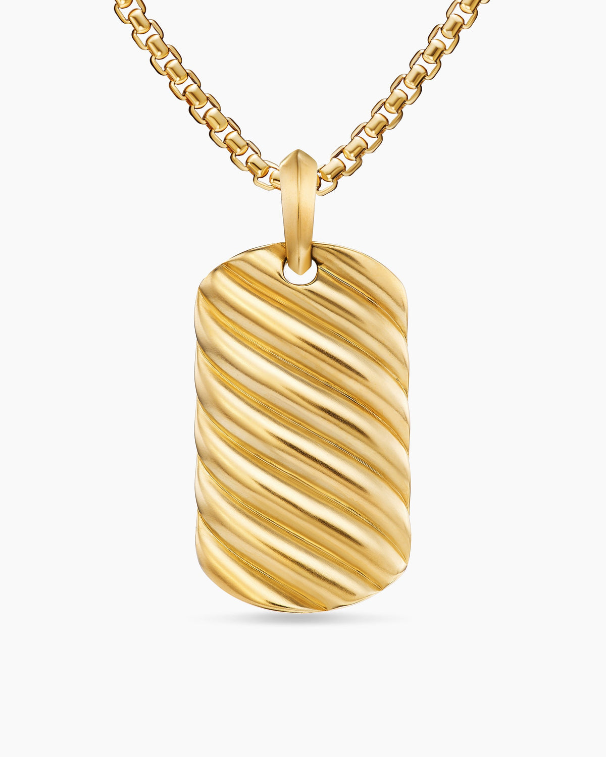David Yurman Sculpted Cable Tag David Yurman Men’s