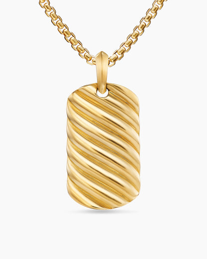 David Yurman Sculpted Cable Tag David Yurman Men’s