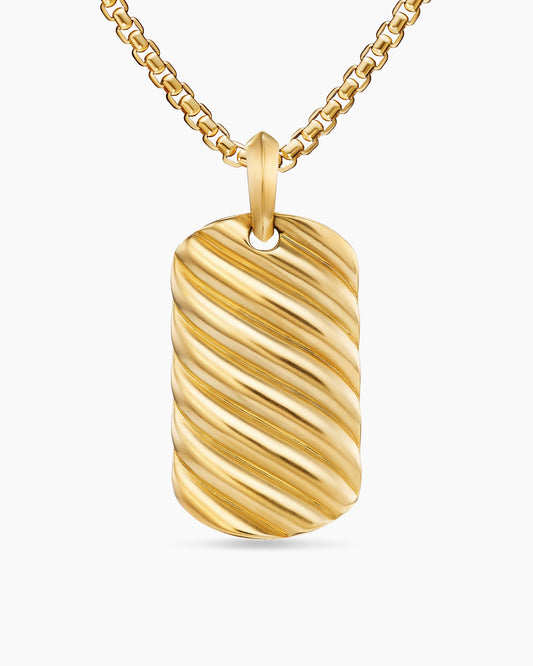 David Yurman Sculpted Cable Tag David Yurman Men’s