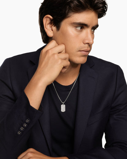 David Yurman Sculpted Cable Tag David Yurman Men’s