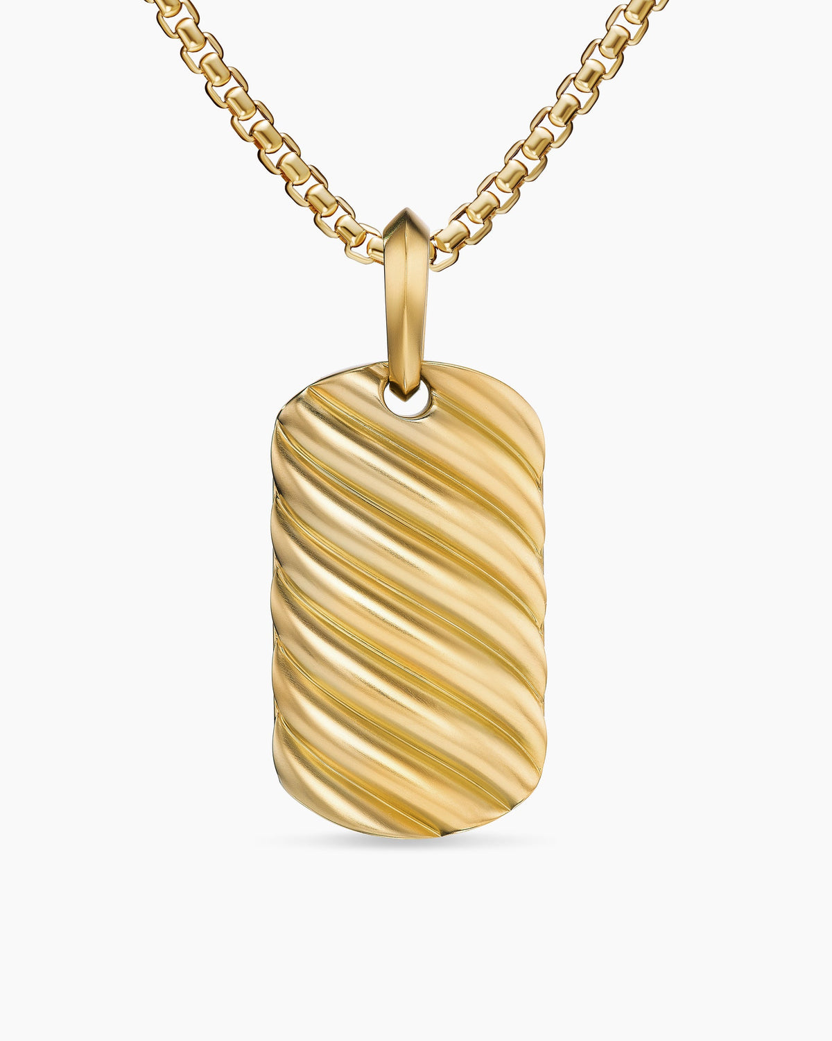 David Yurman Sculpted Cable Tag David Yurman Men’s