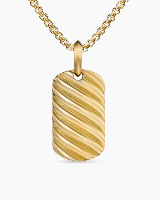 David Yurman Sculpted Cable Tag David Yurman Men’s