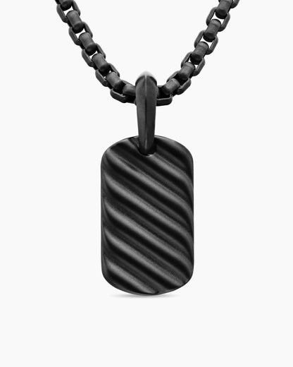 David Yurman Sculpted Cable Tag David Yurman Men’s