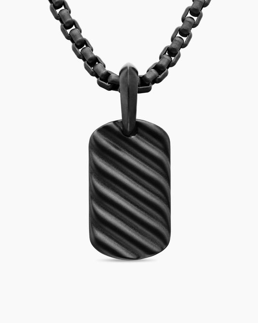 David Yurman Sculpted Cable Tag David Yurman Men’s