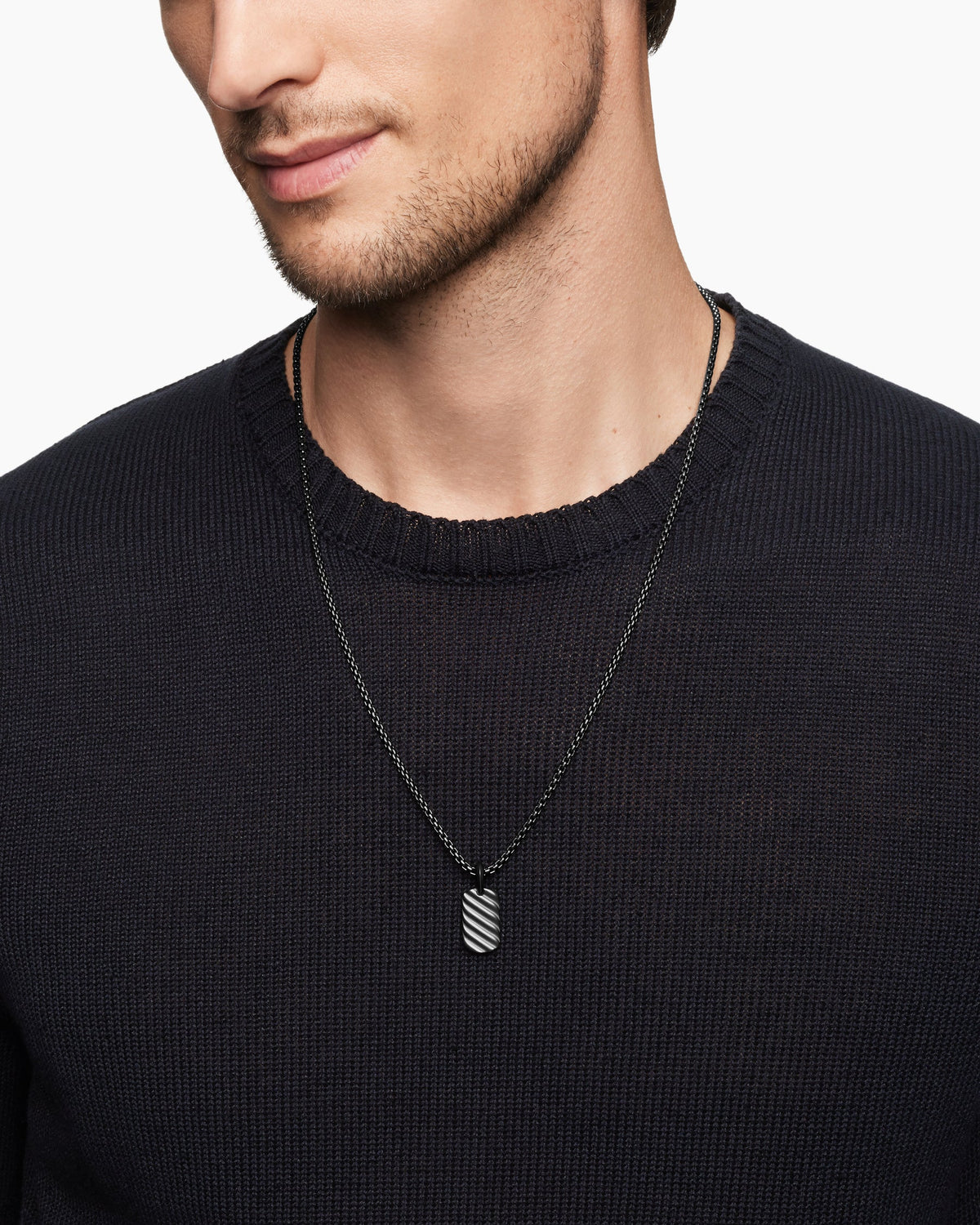 David Yurman Sculpted Cable Tag David Yurman Men’s