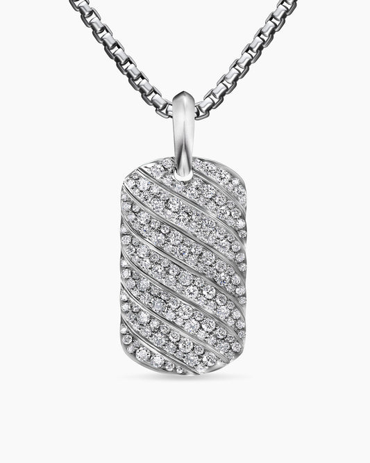 David Yurman Sculpted Cable Tag David Yurman Men’s