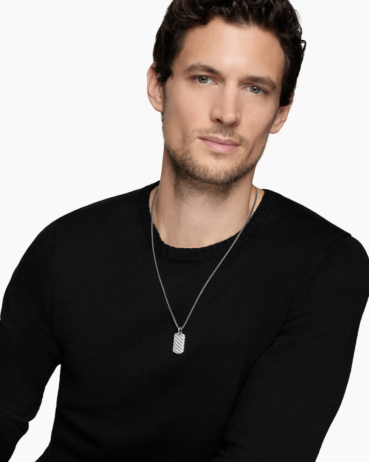 David Yurman Sculpted Cable Tag David Yurman Men’s