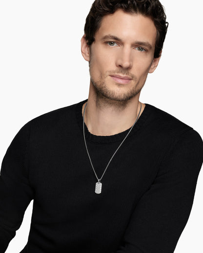 David Yurman Sculpted Cable Tag David Yurman Men’s
